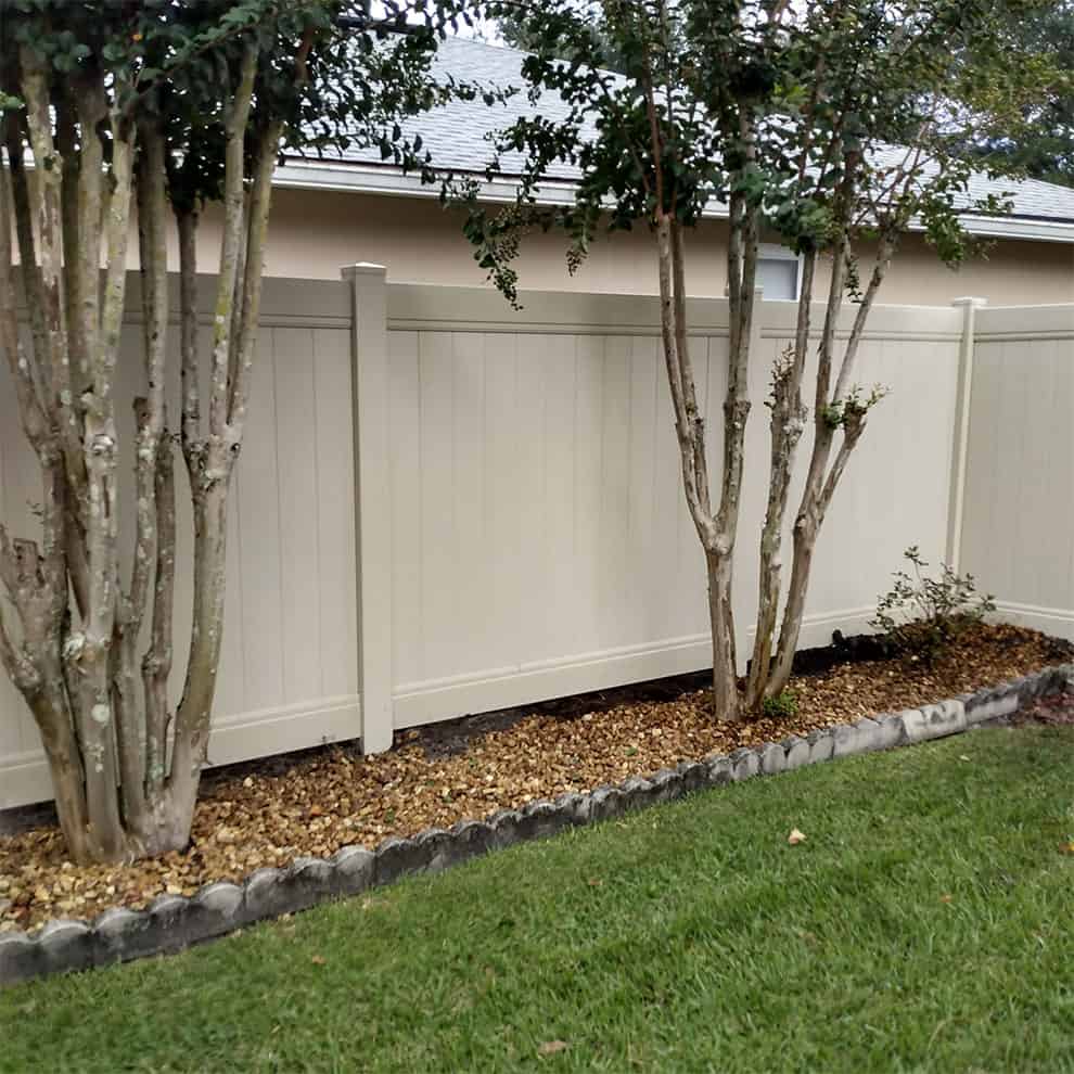 vinyl fence installation in Duval County, FL